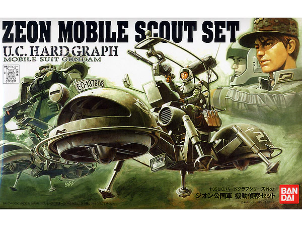 1/35 HGUC Zeon Mobile Scout Set Model kit