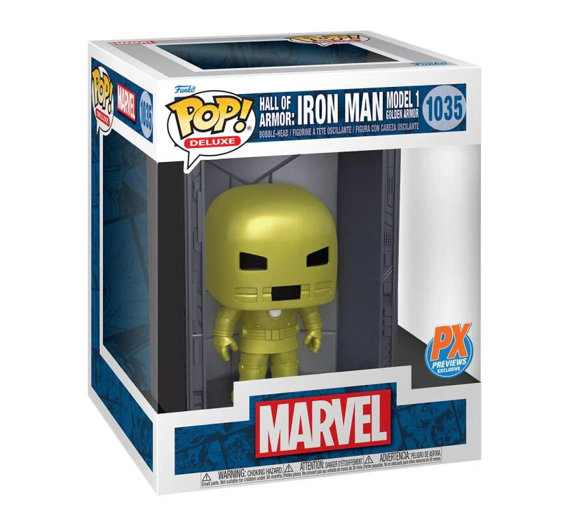 1035 Deluxe: Iron Man Hall of Armor Model 1 PX Previews Exclusive
