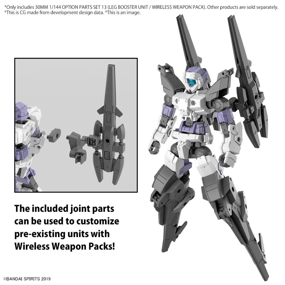 30 Minute Missions #13 Optional Parts (Leg Booster/Wireless Weapon Pack) Accessory Set - Image 10