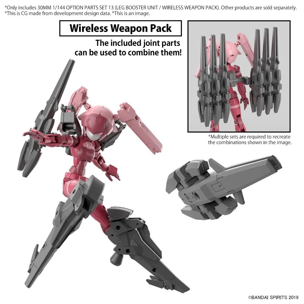 30 Minute Missions #13 Optional Parts (Leg Booster/Wireless Weapon Pack) Accessory Set - Image 7