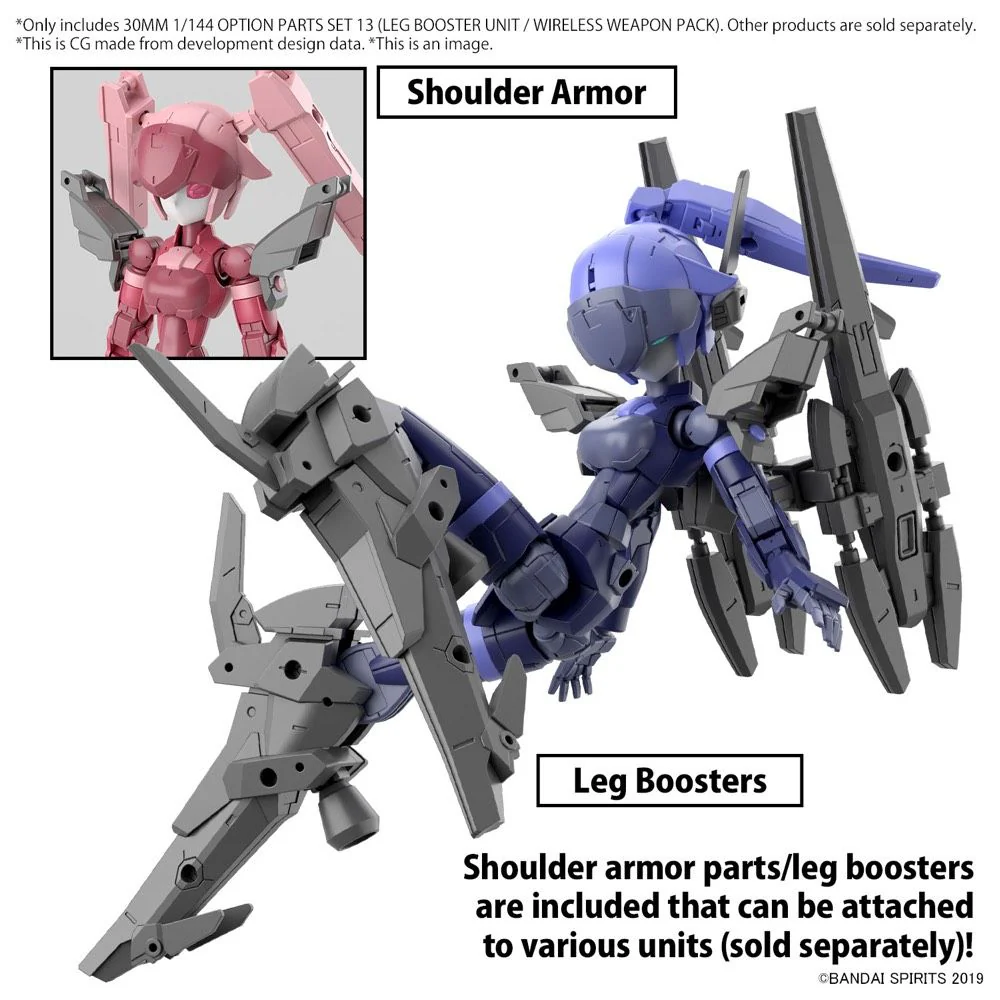 30 Minute Missions #13 Optional Parts (Leg Booster/Wireless Weapon Pack) Accessory Set - Image 8