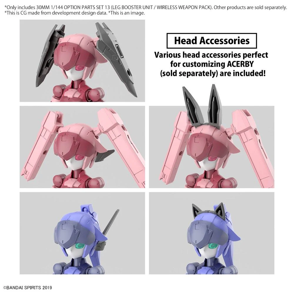 30 Minute Missions #13 Optional Parts (Leg Booster/Wireless Weapon Pack) Accessory Set - Image 9