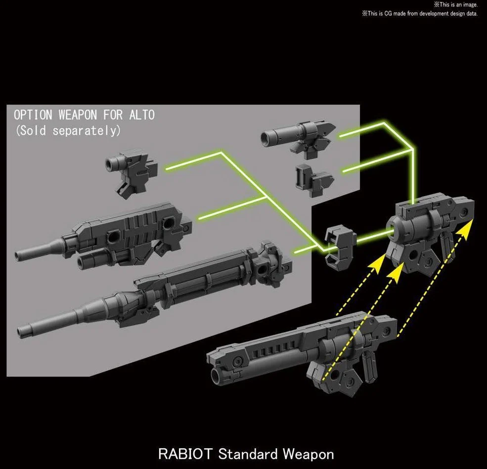 30 Minute Missions #23 eEXM-21 Rabiot (White) Model Kit - Image 8
