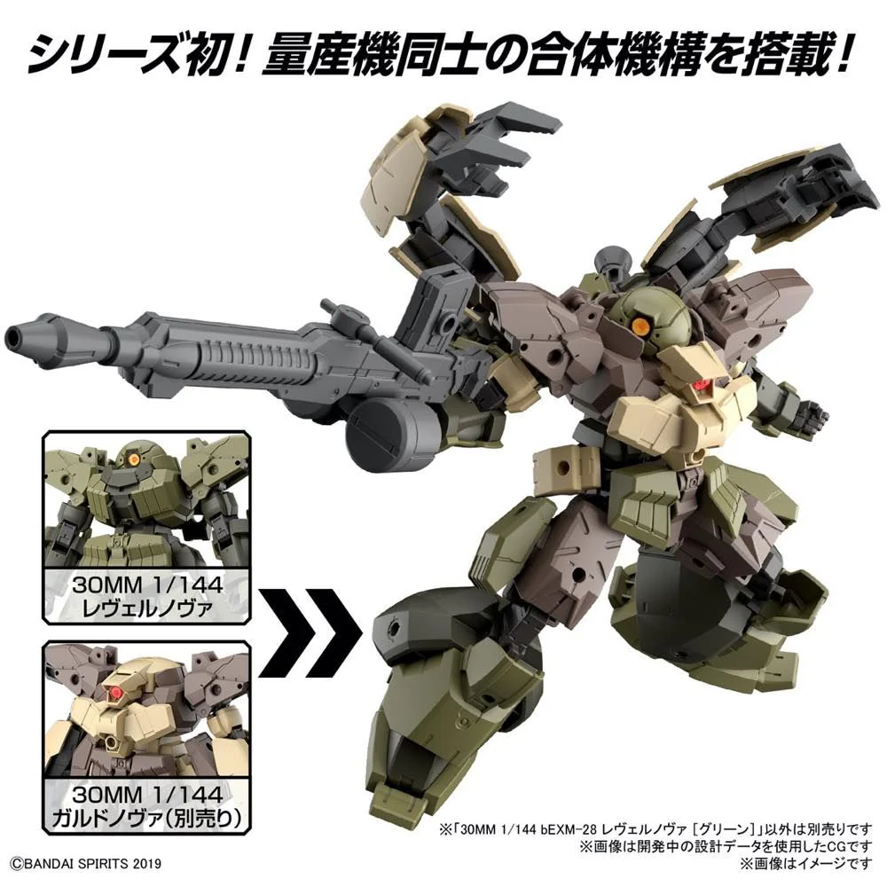 30 Minute Missions #44 bEXM-28 Revernova (Green) Model Kit - Image 12