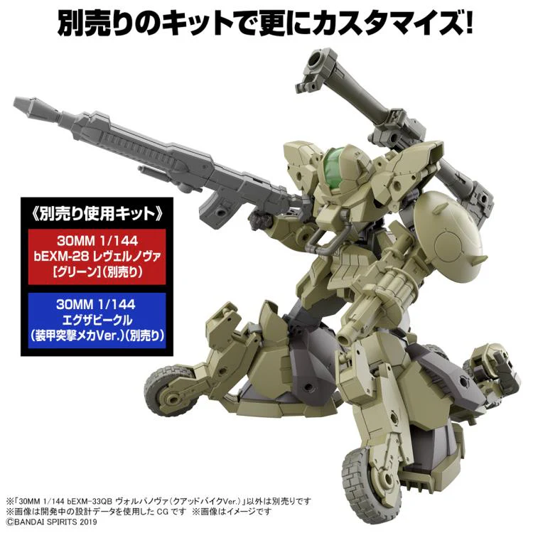 30 Minute Missions #50 bEXM-33QB Volpanova (Quad Bike Ver.) Model Kit - Image 12