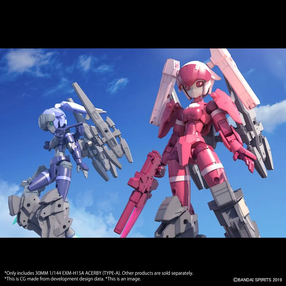 30 Minute Missions #53 EXM-H15A Acerby (Type A) 1/144 Scale Model Kit - Image 12