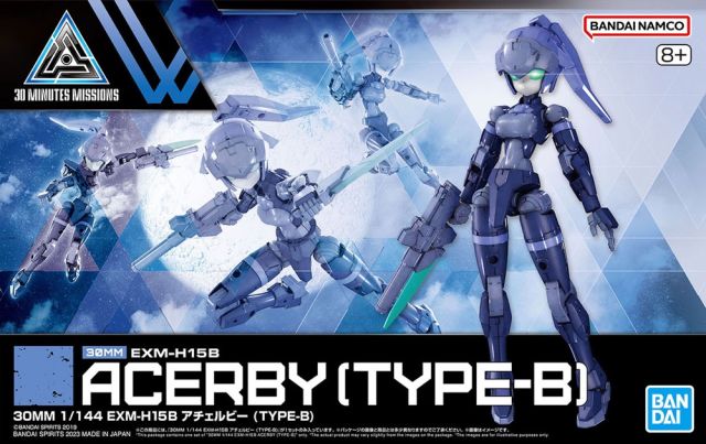 30 Minute Missions #54 EXM-H15B Acerby (Type B) 1/144 Scale Model Kit
