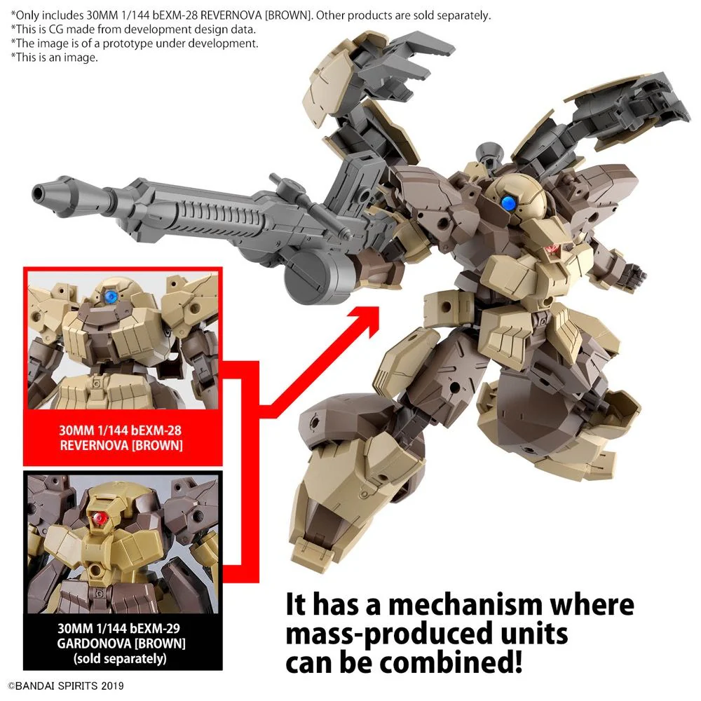 30 Minute Missions #60 bEXM-28 Revernova (Brown) Model Kit - Image 11