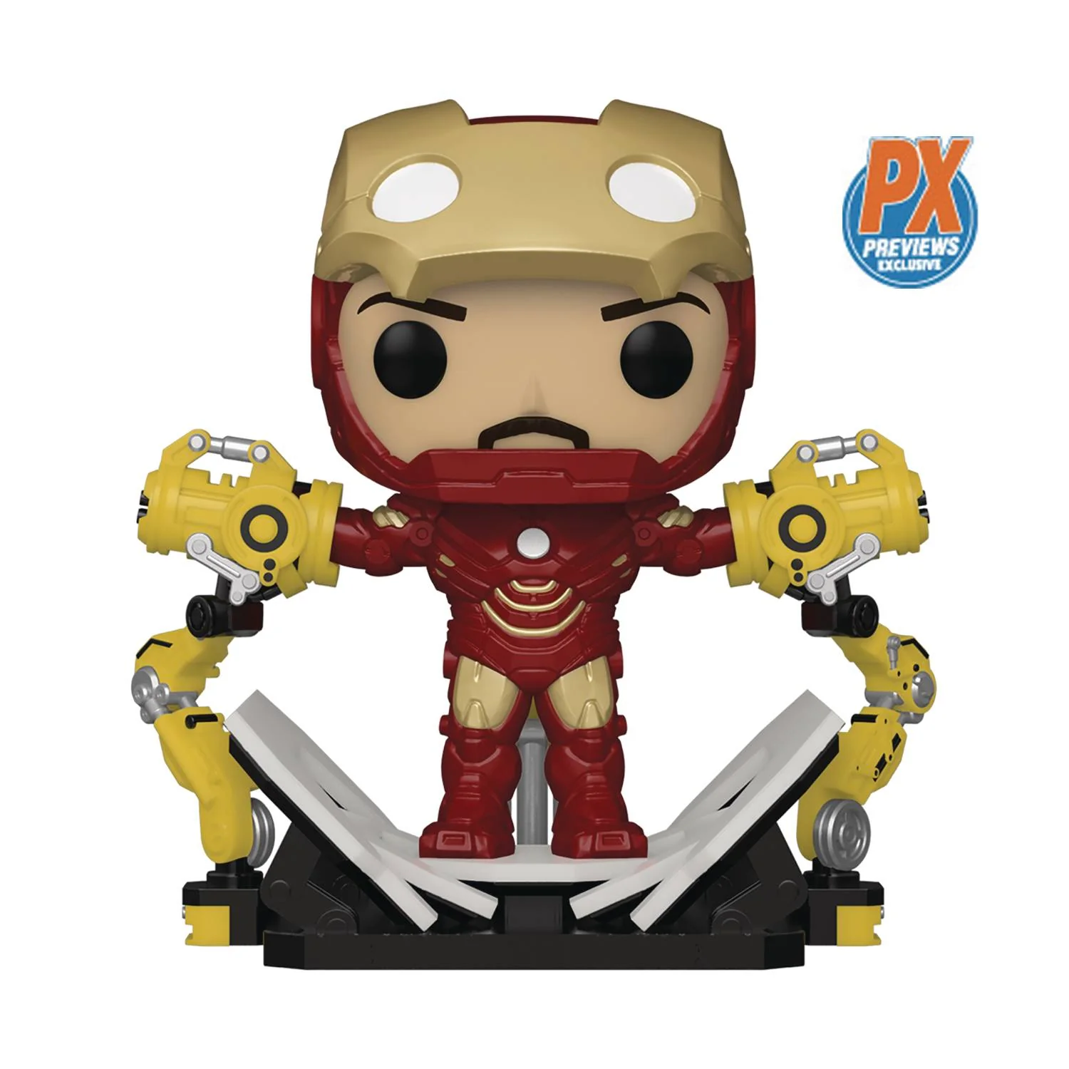 905 Iron Man 2: Iron Man MKIV with Gantry PX GID Deluxe - Image 2