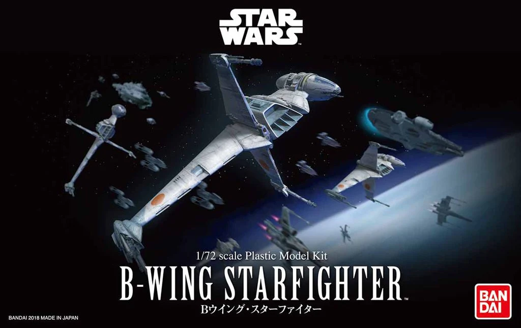 B-Wing Star Fighter 1/72 Scale Model Kit