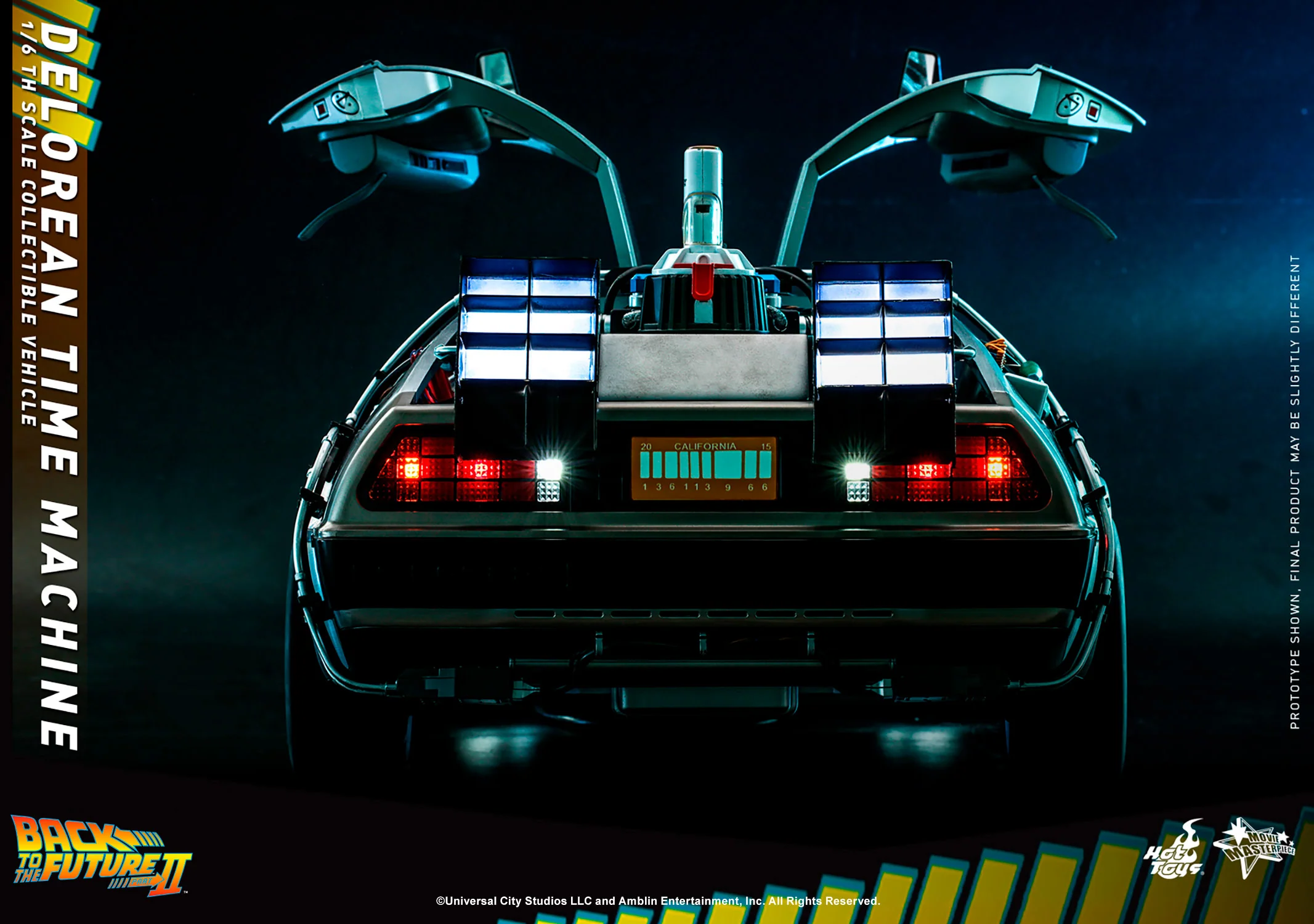 Back to the Future Part II: DeLorean Time Machine 1/6th Scale Vehicle - MMS636 Exclusive - Image 5