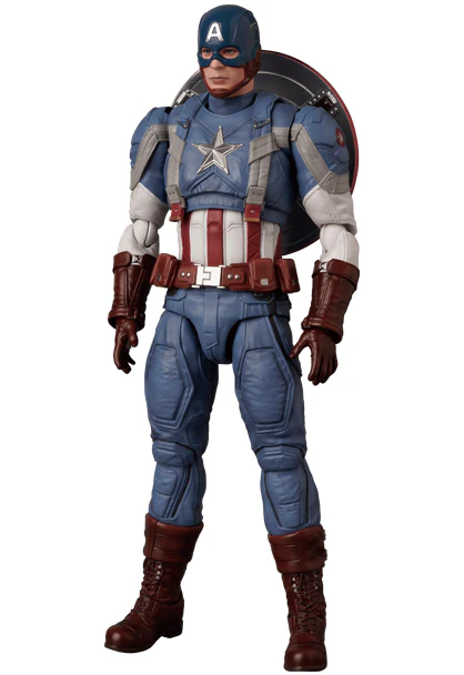 Captain America: The Winter Soldier - MAFEX No.220 Captain America (Classic Suit) - Image 4