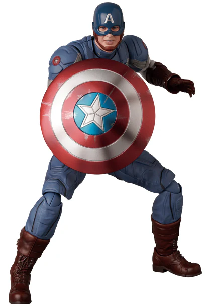 Captain America: The Winter Soldier - MAFEX No.220 Captain America (Classic Suit) - Image 6