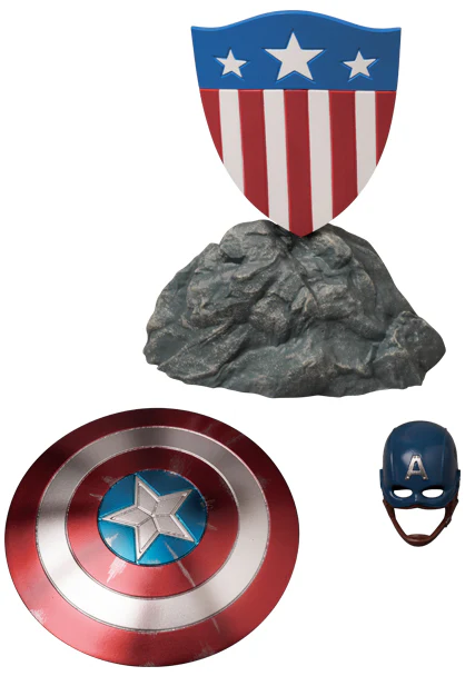 Captain America: The Winter Soldier - MAFEX No.220 Captain America (Classic Suit) - Image 9