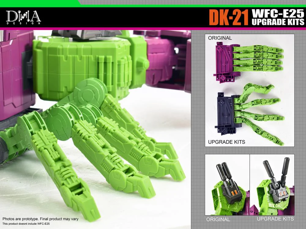DK-21 Upgrade Kit For Earthrise WFC-E25 Titan Scorponok (With Bonus) - Image 3
