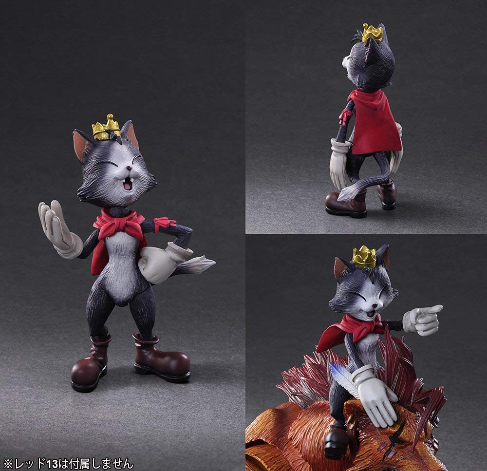 FF VII Advent Children Play Arts Kai: Cid Highwind & Cait Sith LIMITED - Image 3