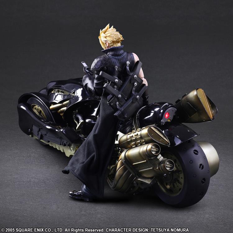 FF VII Advent Children Play Arts Kai: Cloud Strife & Fenrir - LIMITED - Image 2