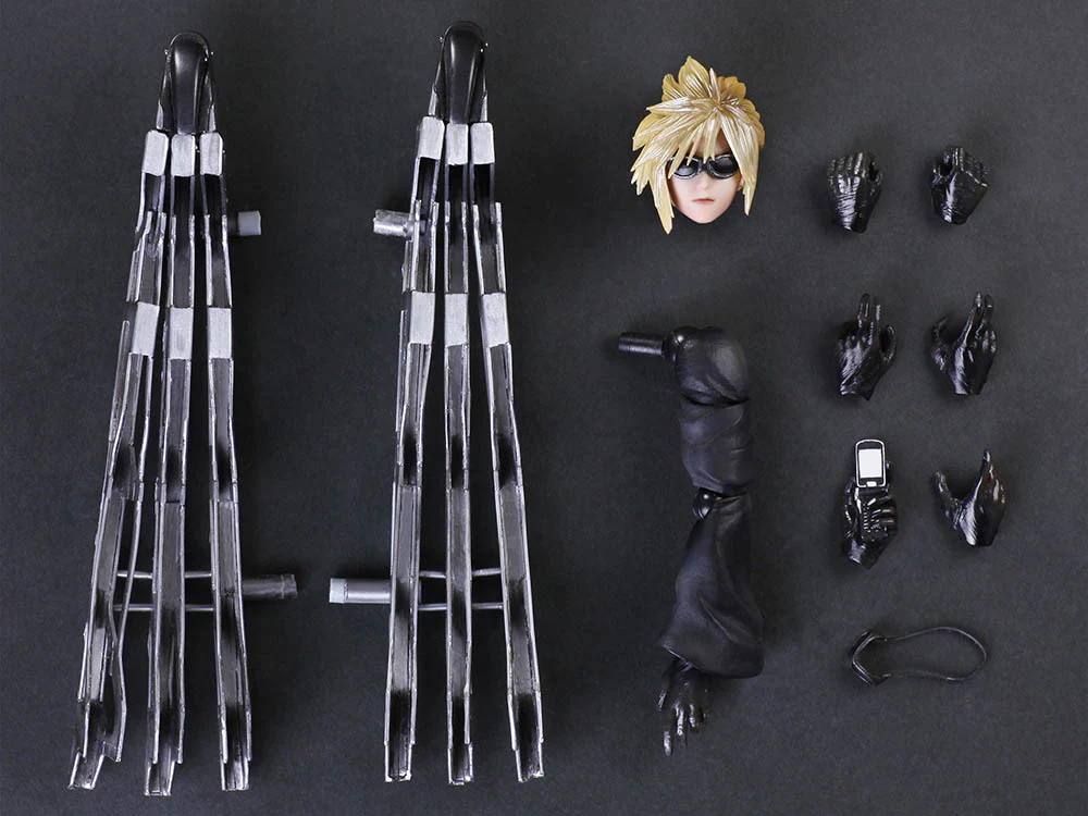 FF VII Advent Children Play Arts Kai: Cloud Strife & Fenrir - LIMITED - Image 6