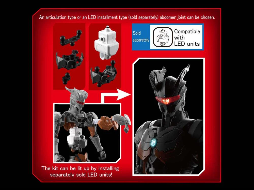 Figure-rise Standard - Ultraman Darklops Zero Action Ver. 1/12 Model Kit - Image 6