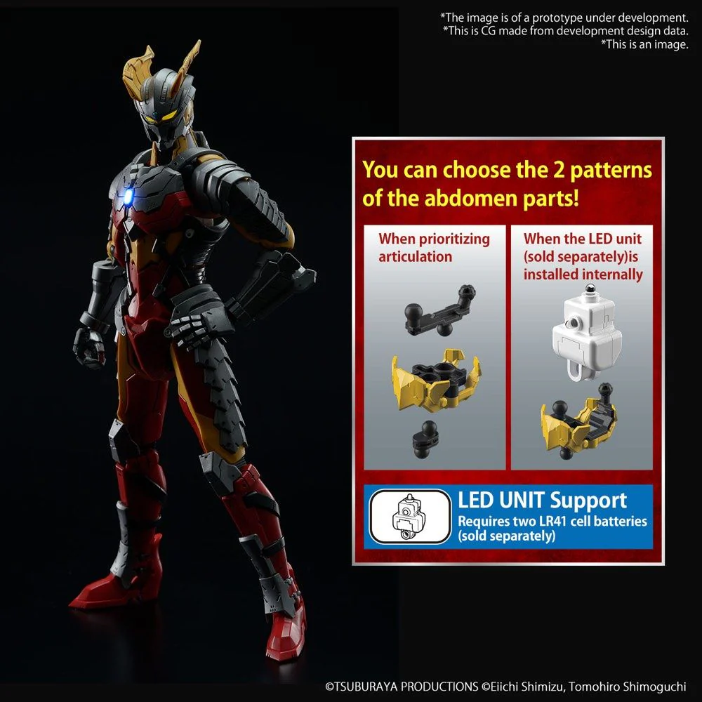 Figure-rise Standard - Ultraman Zero Suit SC Specification Action Ver. 1/12 Model Kit - Image 10