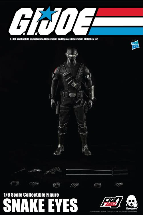 G.I. Joe FigZero Snake Eyes 1/6 Figure - Image 10