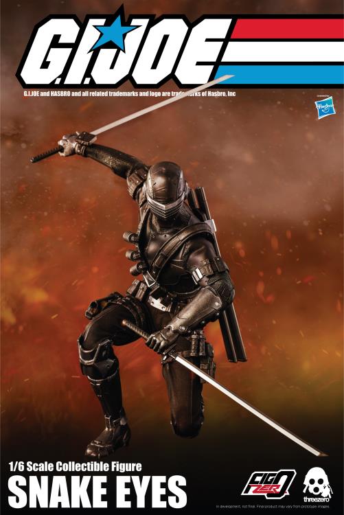 G.I. Joe FigZero Snake Eyes 1/6 Figure - Image 3