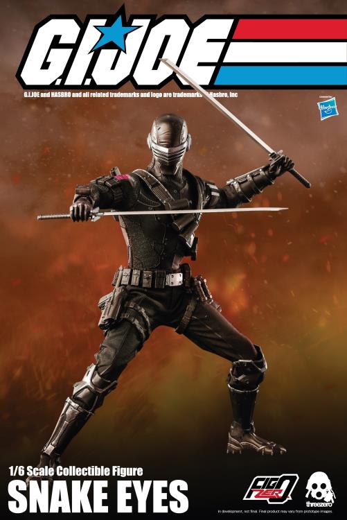 G.I. Joe FigZero Snake Eyes 1/6 Figure - Image 5
