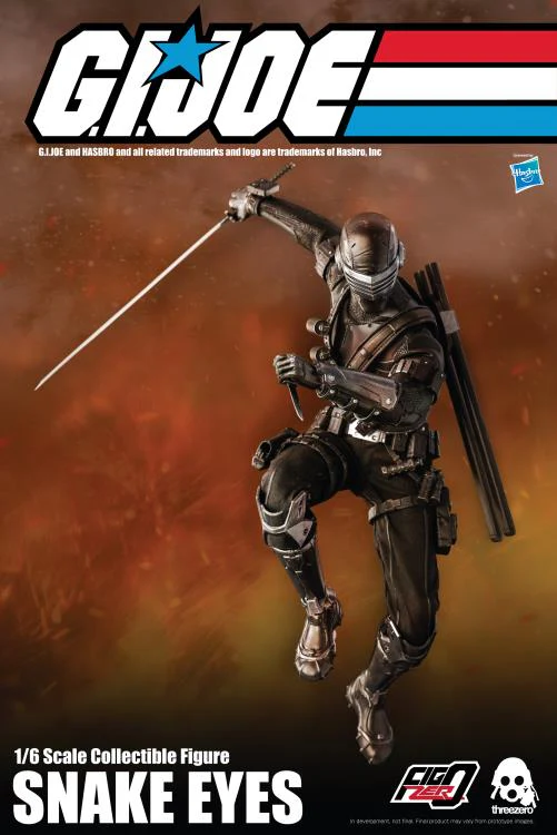 G.I. Joe FigZero Snake Eyes 1/6 Figure - Image 6