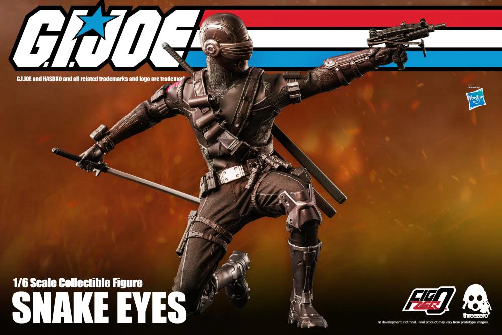 G.I. Joe FigZero Snake Eyes 1/6 Figure - Image 8