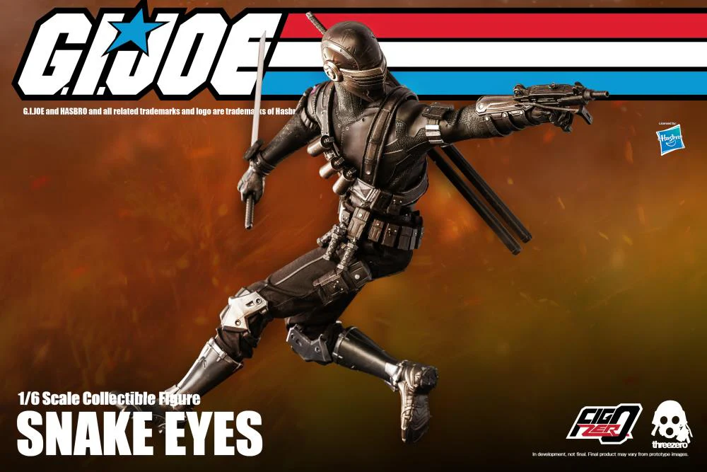 G.I. Joe FigZero Snake Eyes 1/6 Figure - Image 9