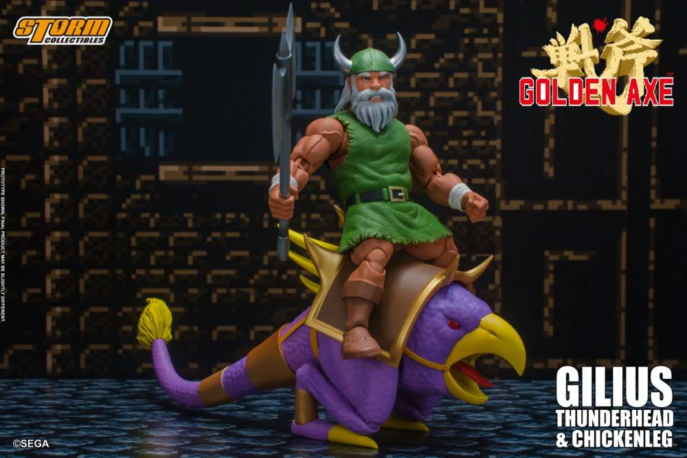 Golden Axe: Gilius Thunderhead & Chickenleg 1/12 Scale Figure Set