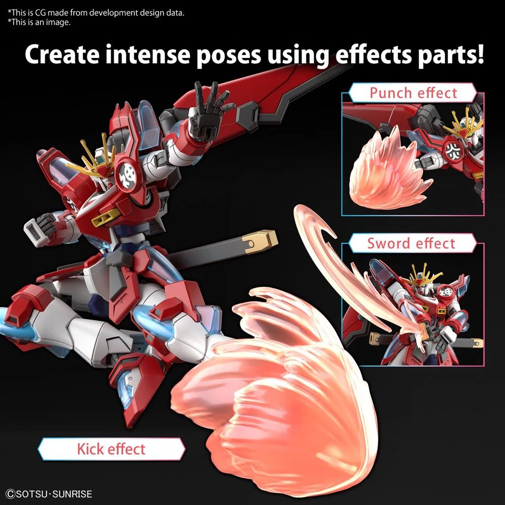 HGGBM#04 Shin Burning Gundam 1/144 Scale Model Kit - Image 12