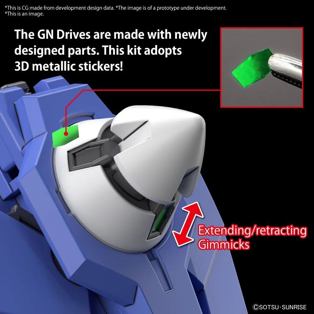 HGGBM#05 Gundam 00 Diver Arc 1/144 Scale Model Kit - Image 10