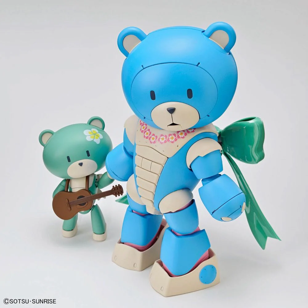 HGGBM#09 Beargguy Ohana, Petit'GGuy & AloHalo 1/144 Scale Model Kit - Image 2