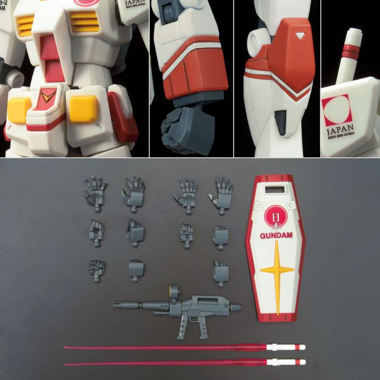 HGUC RX-78-2 Gundam (PR Ambassador of the Japan Pavilion Expo 2020 Dubai) Exclusive Model Kit - P-Bandai - Image 9
