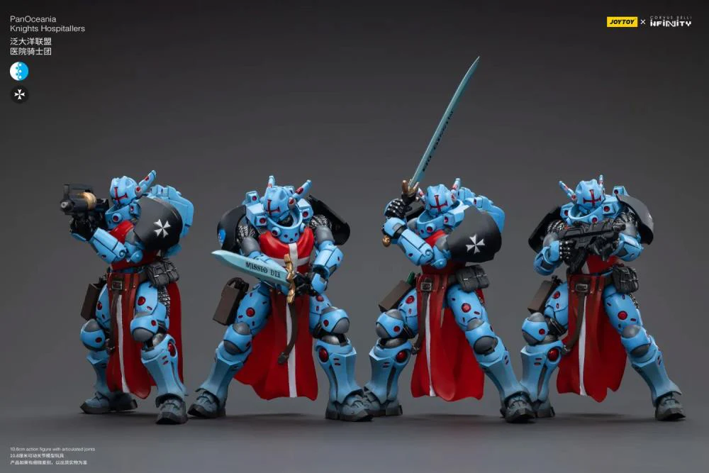 Infinity PanOceania Knights Hospitallers 1/18 Scale Figure Set - Image 2