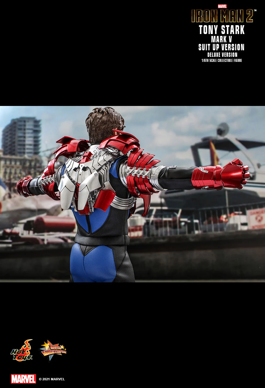 Iron Man 2 - Tony Stark (Mark V Suit Up Ver.) MMS600-D18 - Image 9