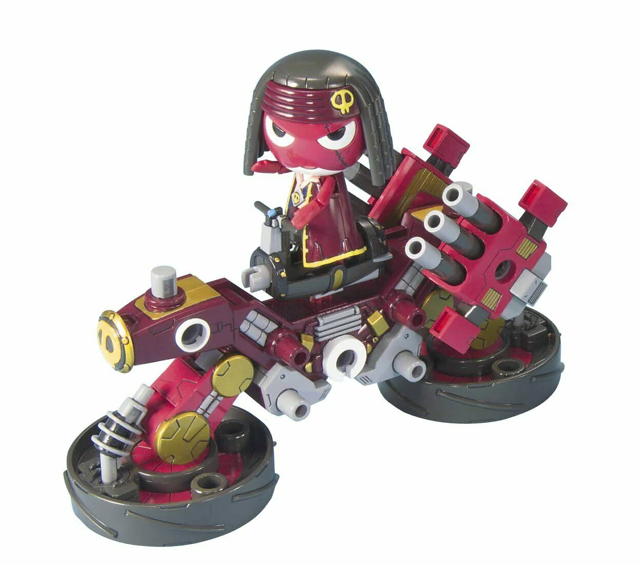 Keroro Gunso Plamo Collection Sgt. Frog Gunshot King Giroro & Giro Cannon - Image 2