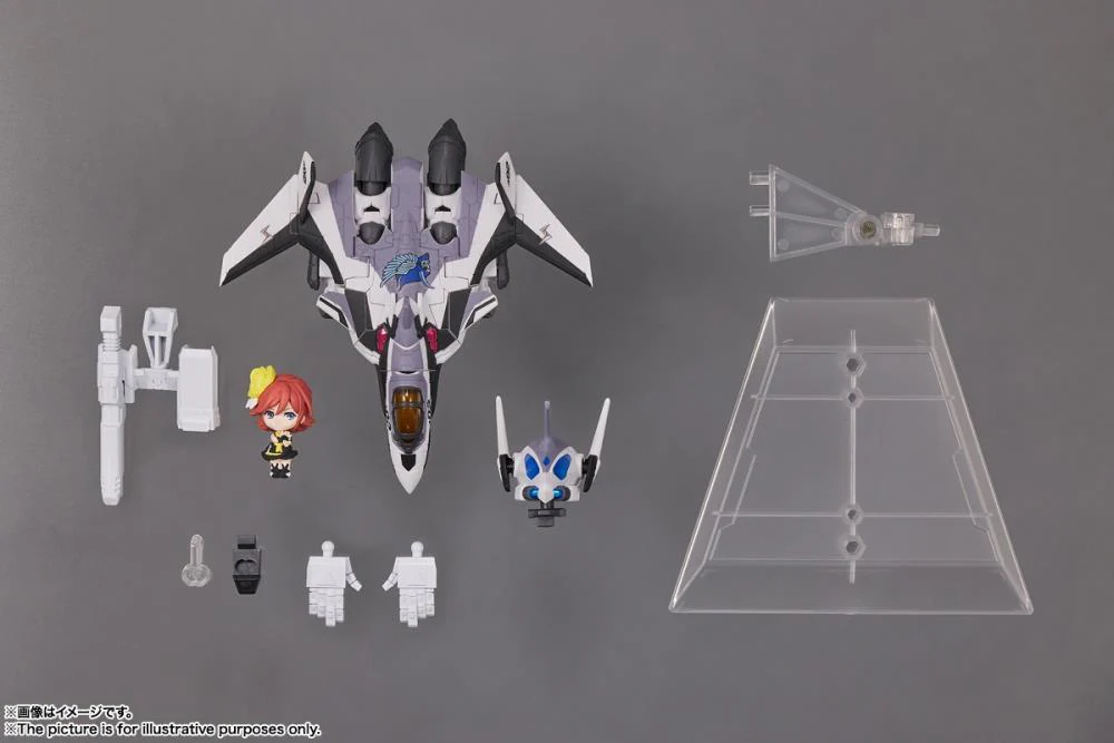 Macross Delta Tiny Session - VF-31F Siegfried & Kaname Figure Set - Image 11
