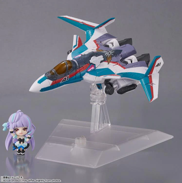 Macross Delta Tiny Session - VF-31S Siegfried (Arad Use Ver.) & Mikumo Guynemer Figure Set - Image 7