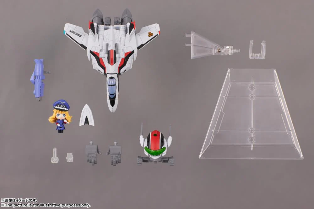 Macross Frontier Tiny Session - VF-25F Messiah Valkyrie (Alto Use Ver.) & Sheryl Figure Set - Image 10