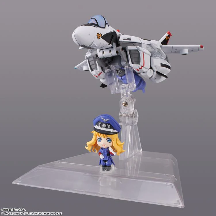 Macross Frontier Tiny Session - VF-25F Messiah Valkyrie (Alto Use Ver.) & Sheryl Figure Set - Image 6