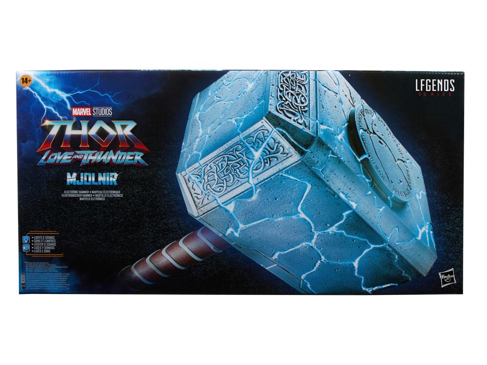 Marvel Legends Avengers Gear Thor: Love and Thunder Mjolnir Electronic Hammer - Image 9