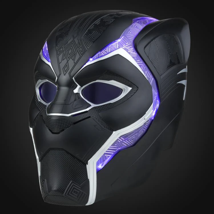 Marvel Legends Black Panther 1:1 Wearable Helmet (Purple Vibranium Ver.) - Image 3