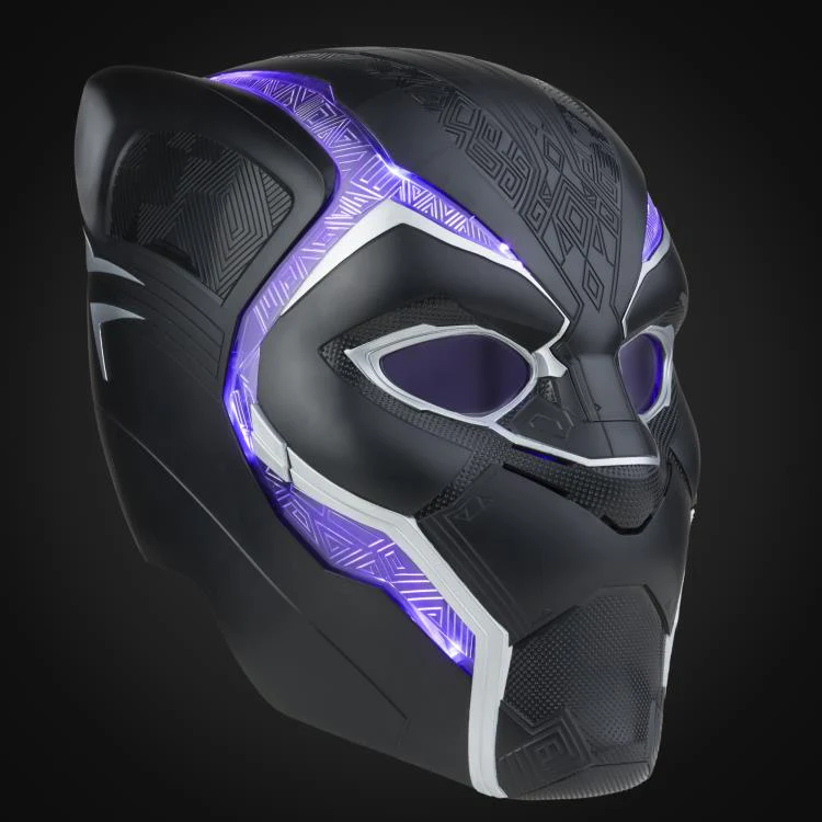 Marvel Legends Black Panther 1:1 Wearable Helmet (Purple Vibranium Ver.) - Image 5