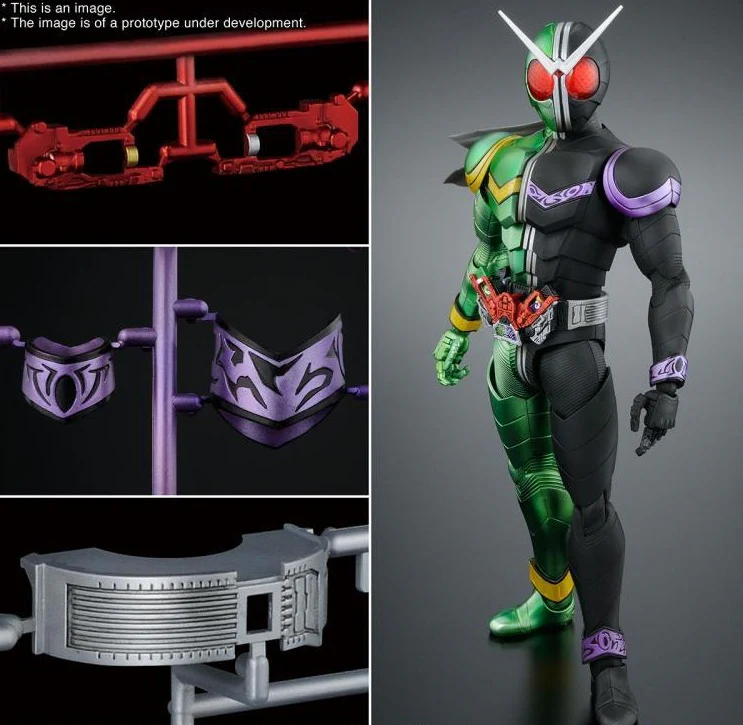 MG Figure-rise Artisan - Kamen Rider Double Cyclone Joker Model Kit - Image 8
