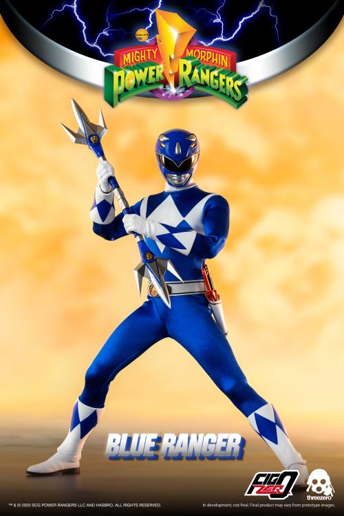 Mighty Morphin Power Rangers FigZero Blue Ranger 1/6 Figure - Image 2