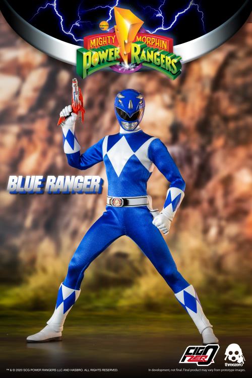 Mighty Morphin Power Rangers FigZero Blue Ranger 1/6 Figure - Image 3