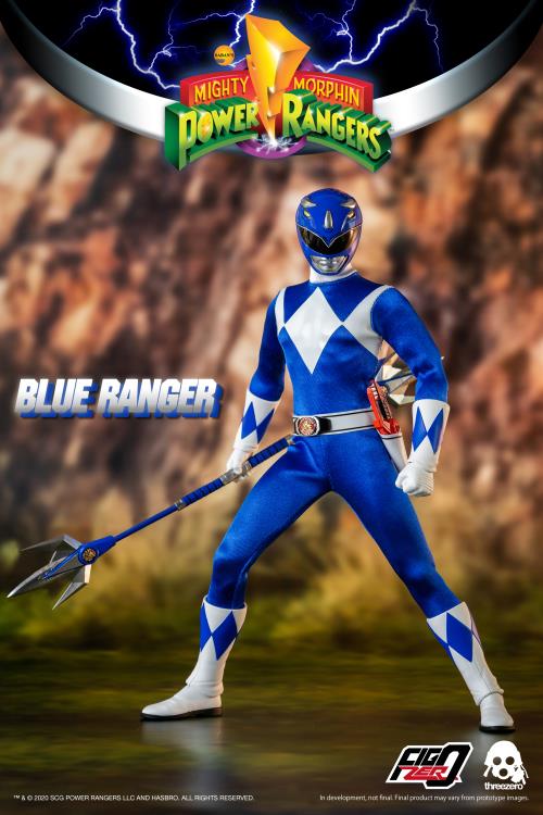 Mighty Morphin Power Rangers FigZero Blue Ranger 1/6 Figure - Image 4