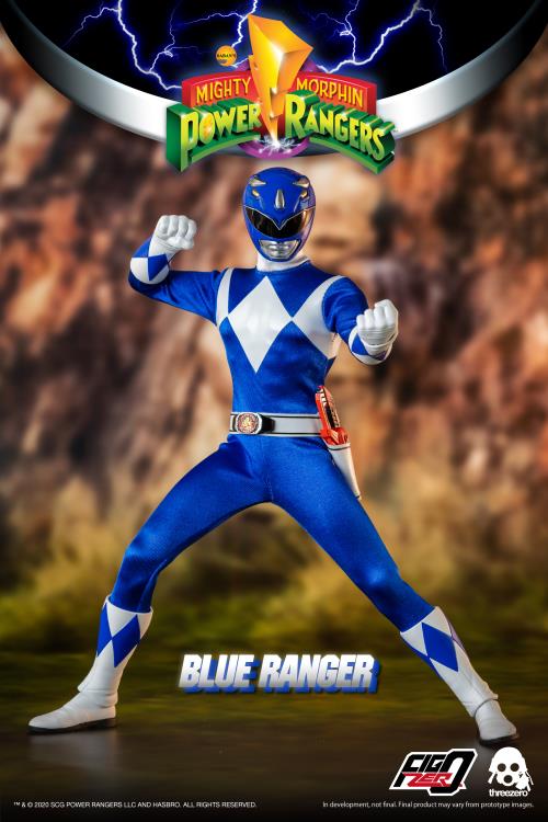 Mighty Morphin Power Rangers FigZero Blue Ranger 1/6 Figure - Image 5